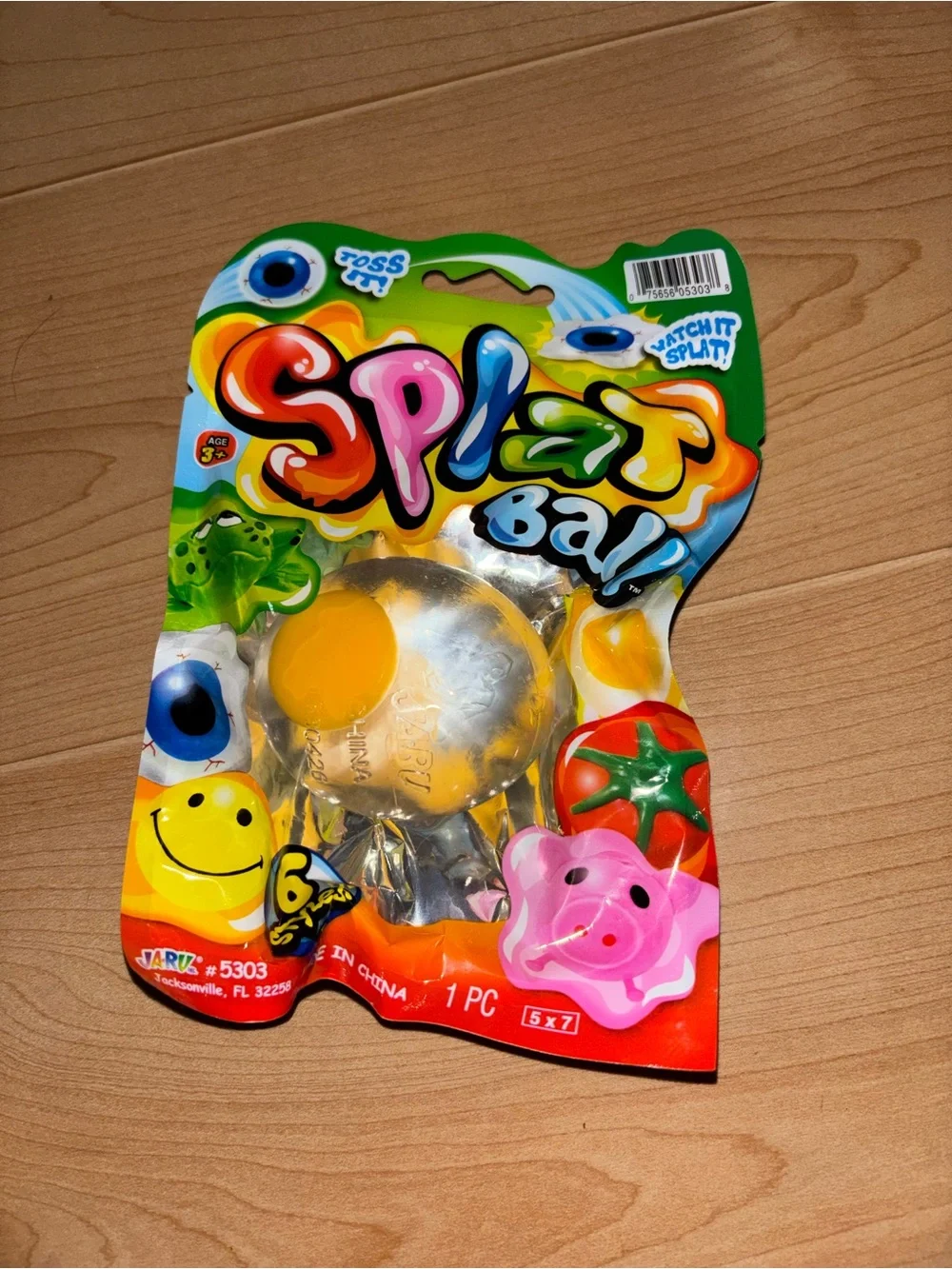 Splat Ball Kids Toy - Yellow
